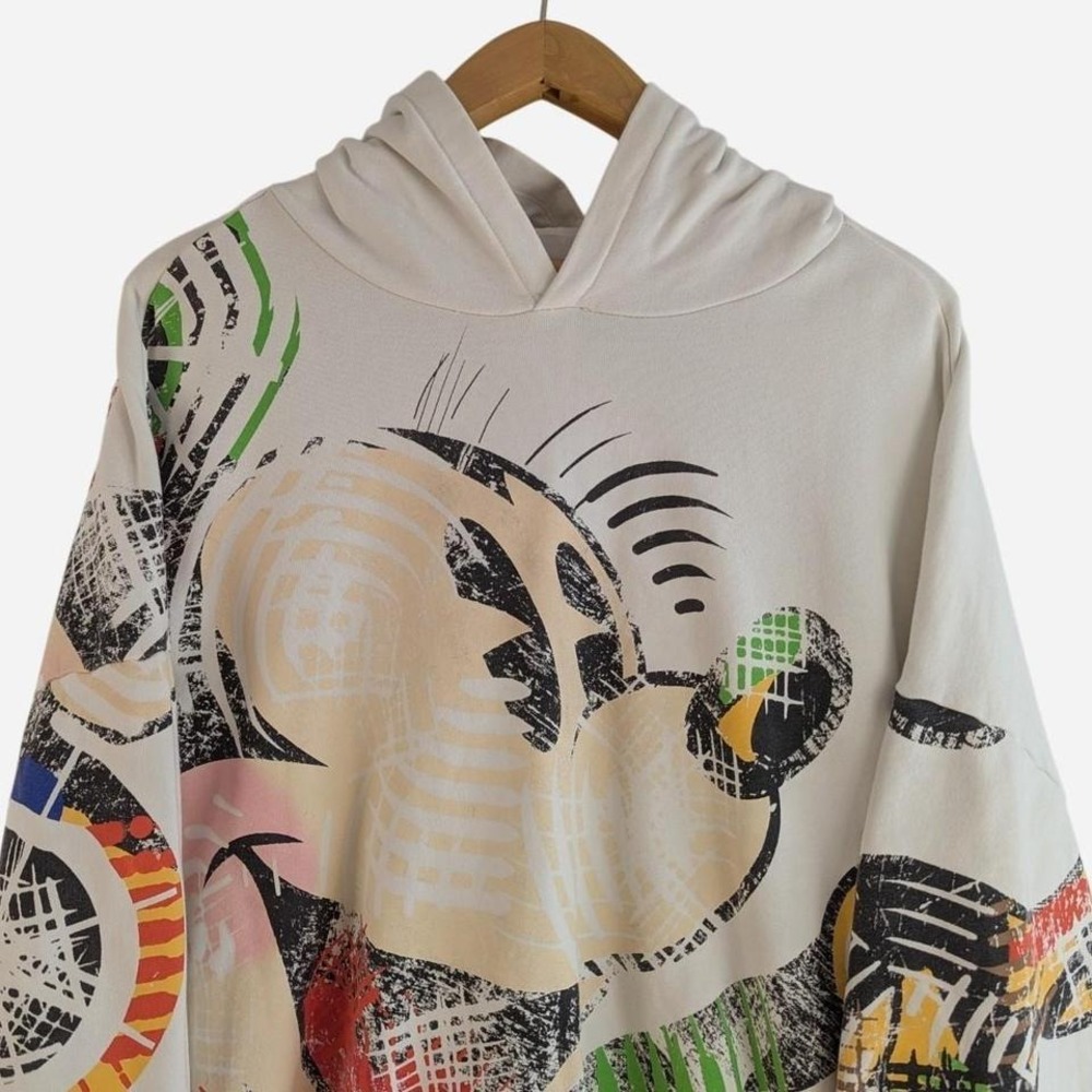Desigual x M. Christian Lacroix Cubist Mickey Mouse Hoodie Medium - Picture 6 of 8